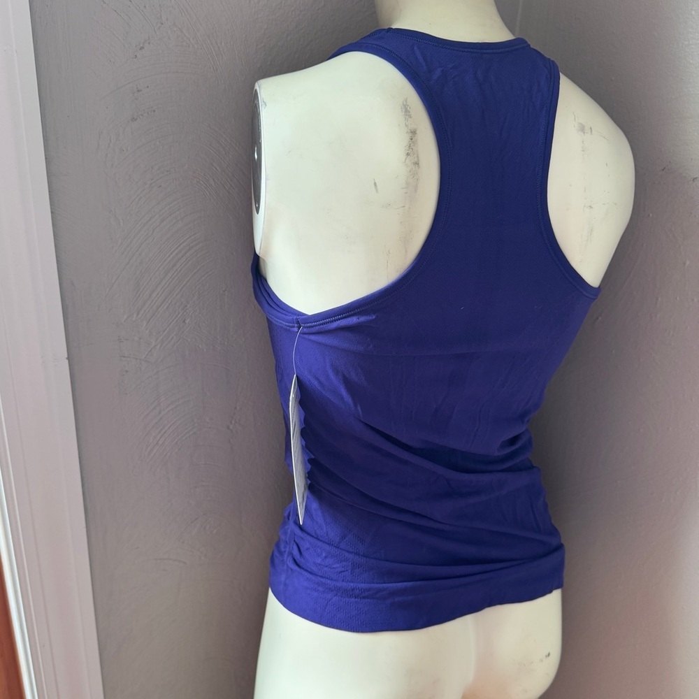 Athleta speedlight purple racer back tank top NWT size Xs - Picture 3 of 16